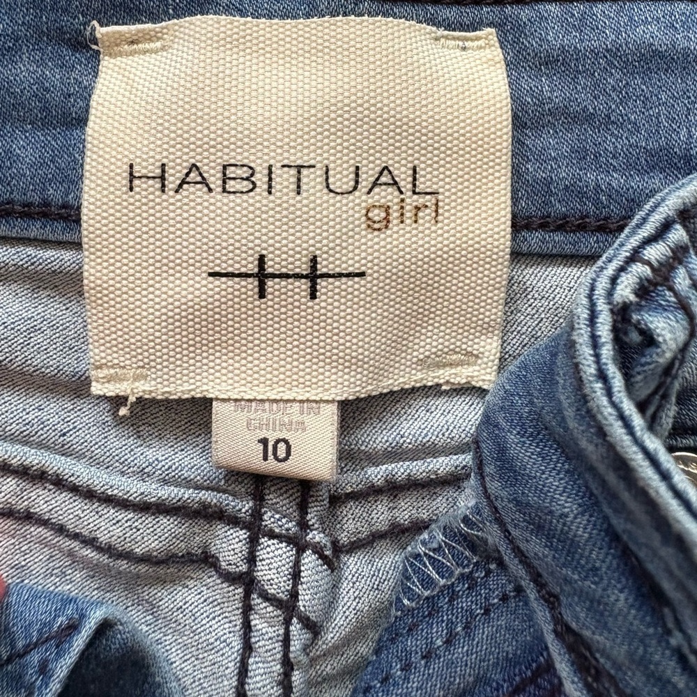Habitual Kids
Girls' Fallyn Wrap Wide Leg Denim Pants cotton mix material sz 10 - Picture 6 of 12